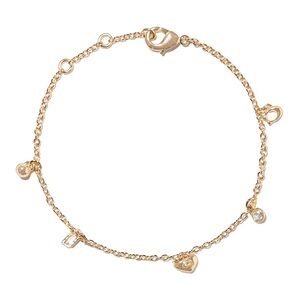 Coach Gold Charm Bracelet